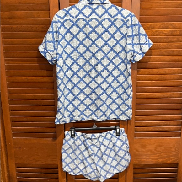 Adorable Roller Rabbit Blue and White Pajama Set - Picture 8 of 15